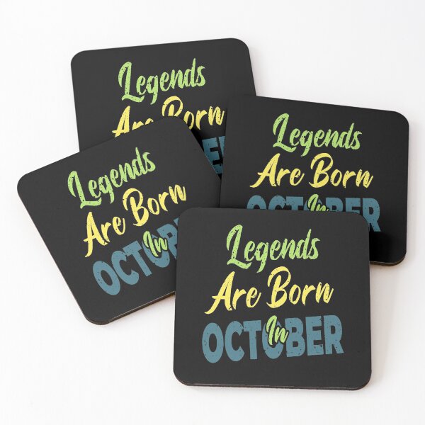 Item preview, Legends Are Born In October designed and sold by Qudkin.