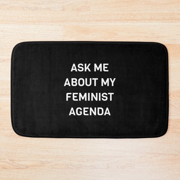Item preview,  Ask Me About My Feminist Agenda designed and sold by Inspirationmotivation.
