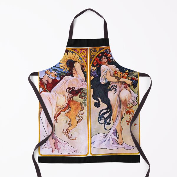 Item preview, Alphonse Mucha Four seasons designed and sold by JaneenieDesign.