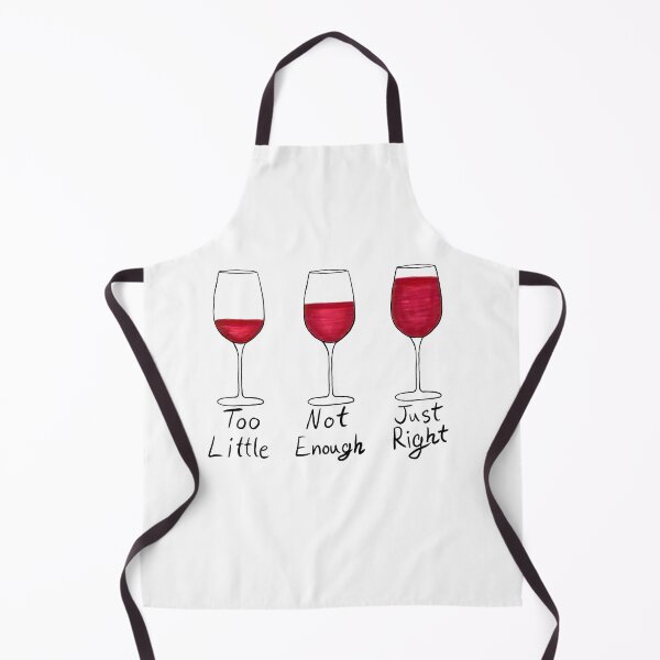 Item preview, The Correct Amount of Wine - Red Wine Black Text designed and sold by EcoElsa.