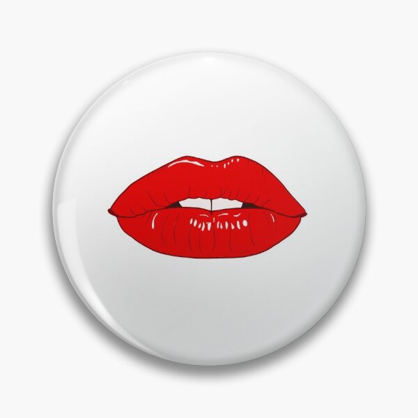 Item preview, Ruby Red Lips Face Mask designed and sold by Aryeh Studio.