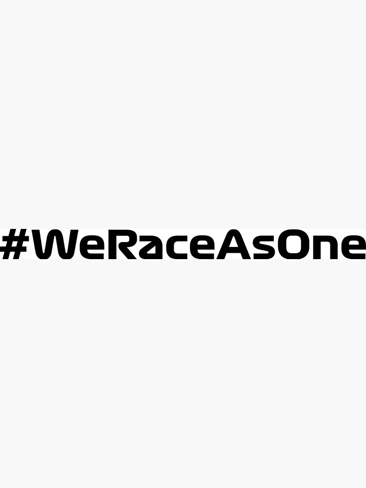 #WeRaceAsOne Poster
