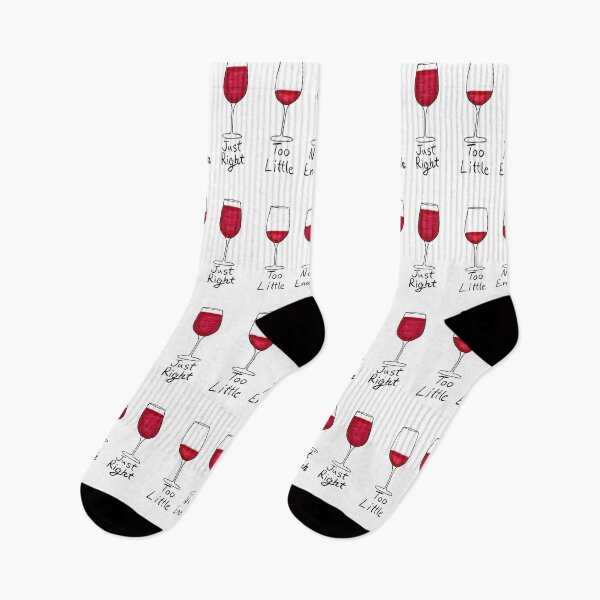Item preview, The Correct Amount of Wine - Red Wine Black Text designed and sold by EcoElsa.