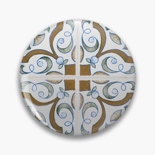 Item preview, Sicilian tiles vintage pattern designed and sold by PG Illustration.