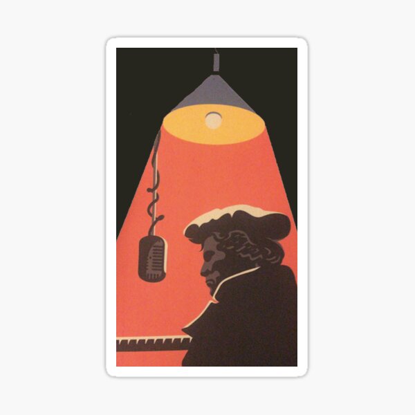 Rap Battle Luther Sticker