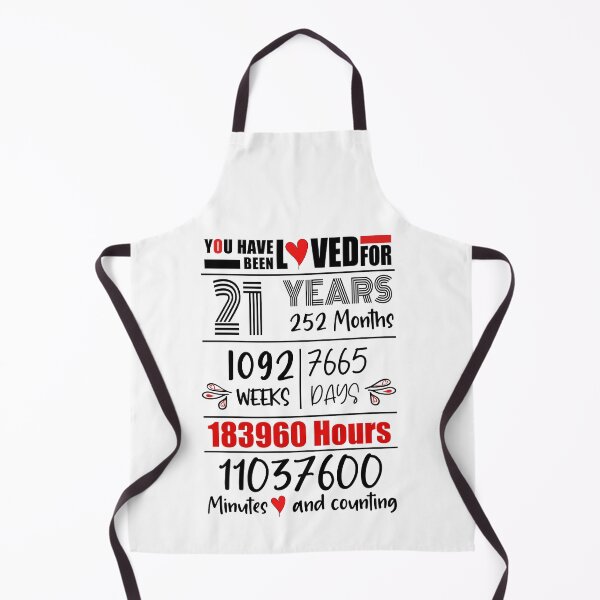 Item preview, You Have Been Loved For 21 Years designed and sold by Teezlay Prints.