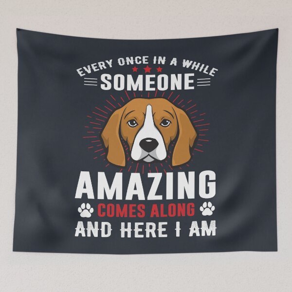 Item preview, Someone amazing comes along - Beagle | Animal designed and sold by designdroplet.