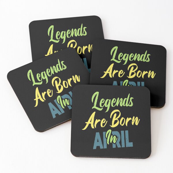 Item preview, Legends Are Born In April designed and sold by Qudkin.
