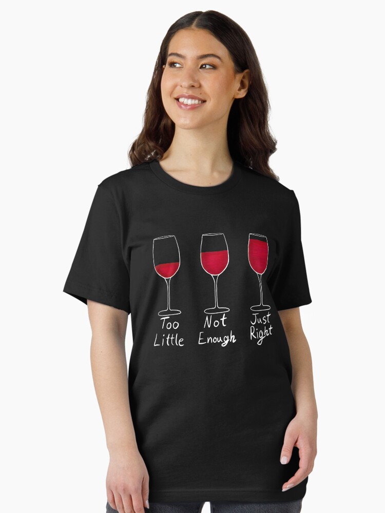 T-shirt essentiel for Sale avec l'œuvre « La bonne quantité de vin