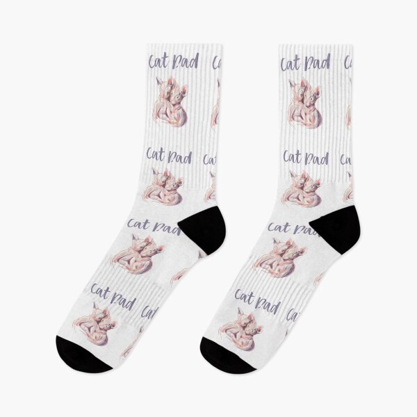 Item preview, Cat Dad, Two sphynx kittens. Cat dad gift designed and sold by orangerinka.