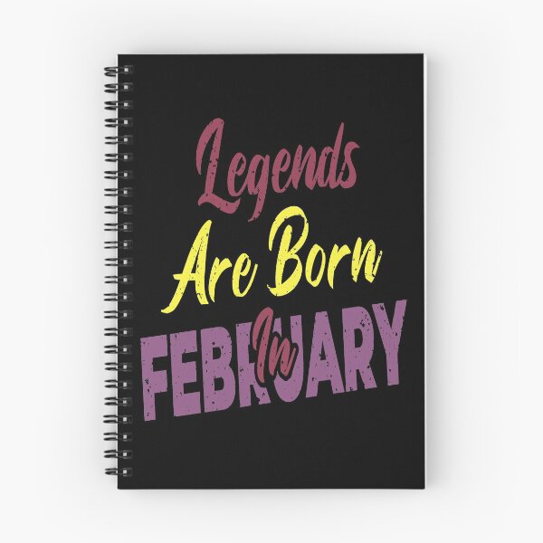 Item preview, Legends Are Born In February designed and sold by Qudkin.