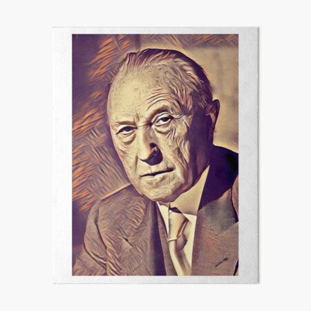 Artikel-Vorschau von Konrad Adenauer, designt und verkauft von LeftwingGermany.