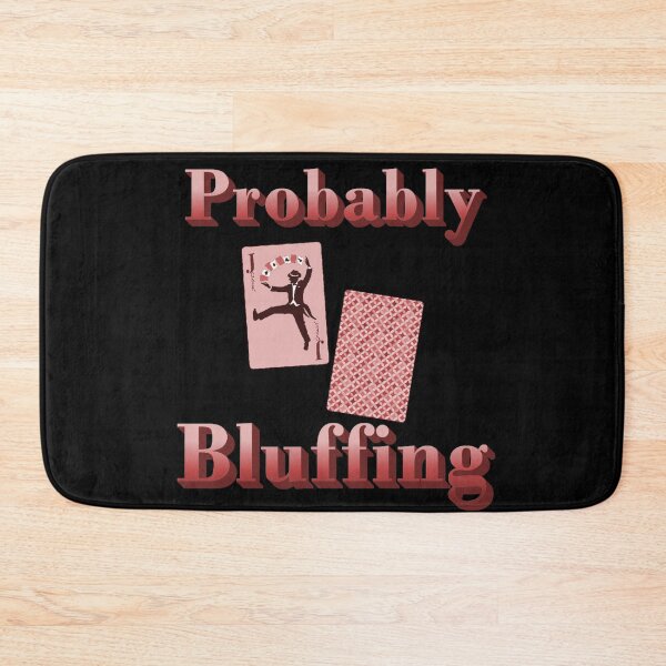 Item preview, Probably Bluffing Red Poker Design designed and sold by Paula Helit.