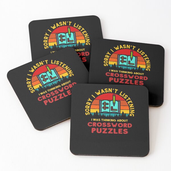 Item preview, Crossword Puzzle Lover Funny Joke Nerd Vintage Retro Sunset designed and sold by trendo.