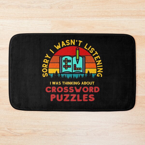 Item preview, Crossword Puzzle Lover Funny Joke Nerd Vintage Retro Sunset designed and sold by trendo.