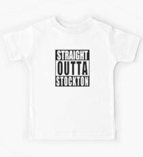 Straight Outta Stockton Kids Tee