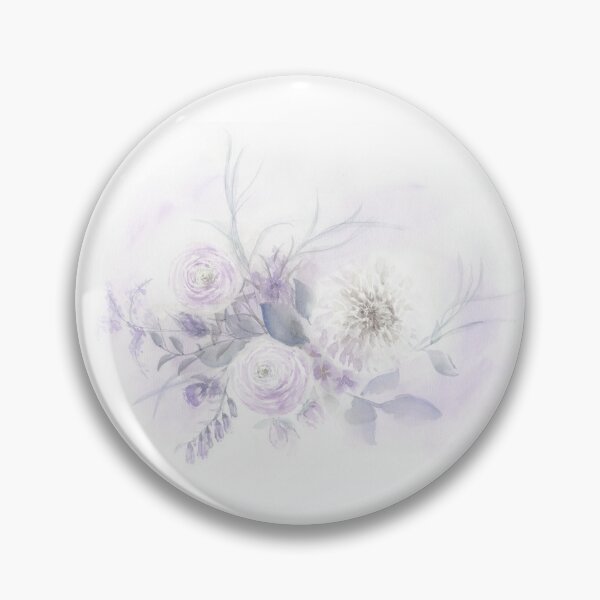 Item preview, Nichole_art: Dreamy watercolor - purple bouquet  designed and sold by NicholeArtworks.