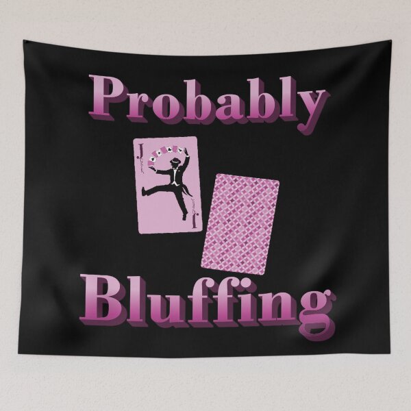 Item preview, Probably Bluffing Pink Poker Design designed and sold by Paula Helit.