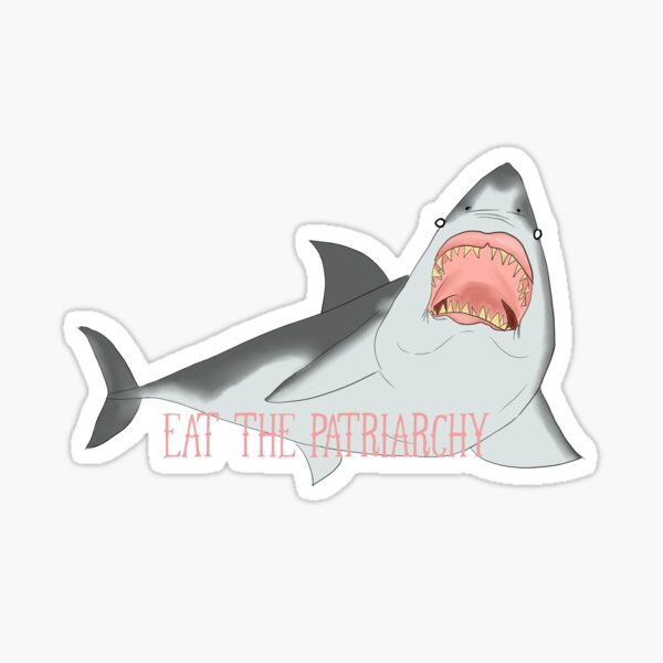 Shark Eat Stickers for Sale | Redbubble