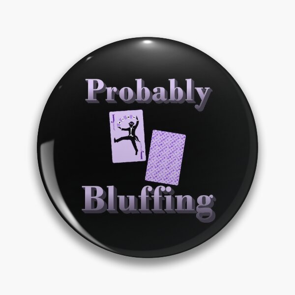 Item preview, Probably Bluffing Purple Poker Design designed and sold by Paula Helit.