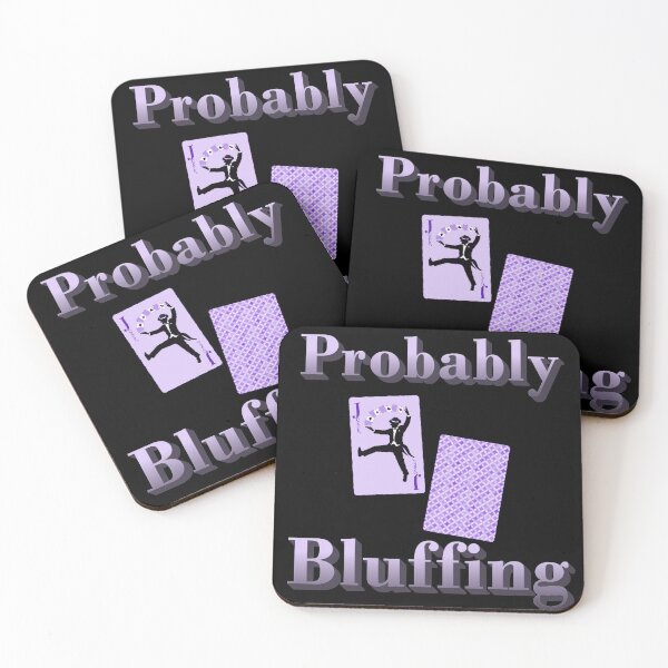 Item preview, Probably Bluffing Purple Poker Design designed and sold by Paula Helit.
