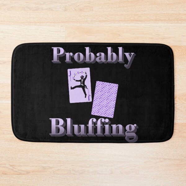 Item preview, Probably Bluffing Purple Poker Design designed and sold by Paula Helit.