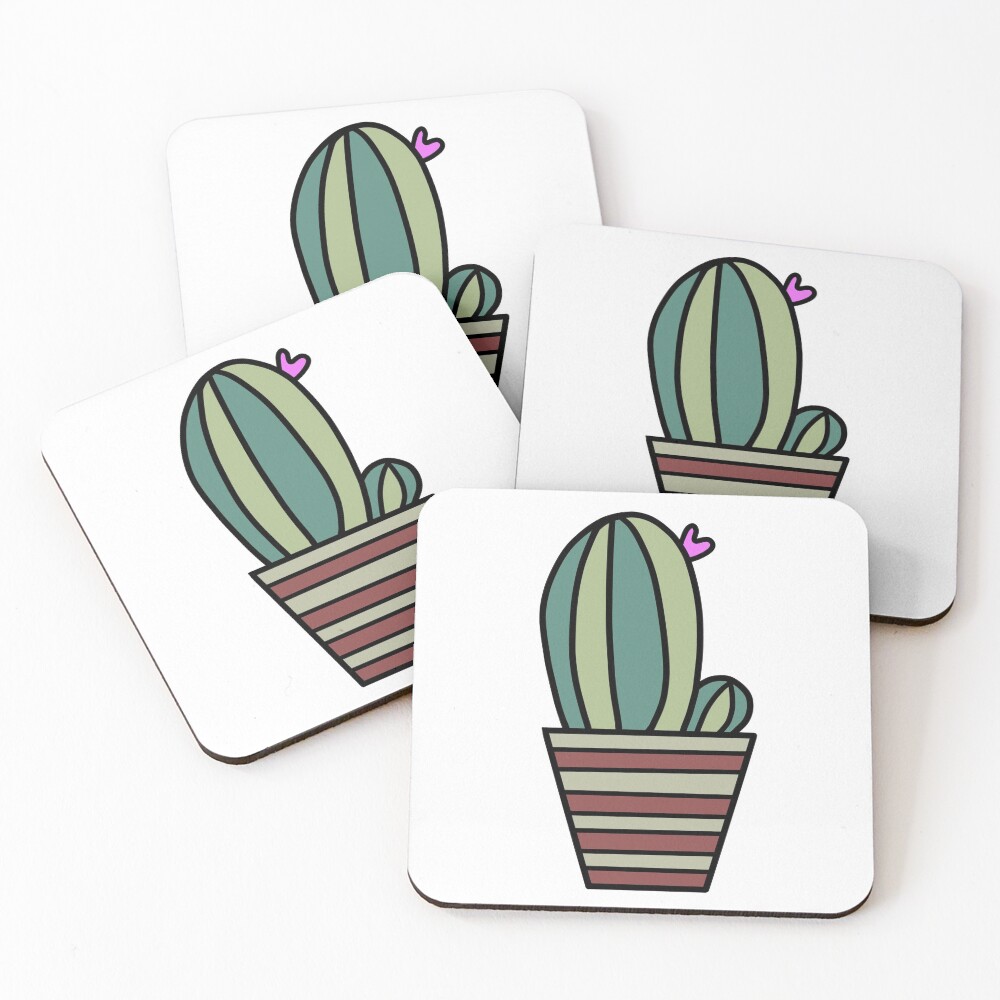 Vista previa del artículo con la obra «Posavasos (lote de 4)», diseñado y vendido por Stickerize.