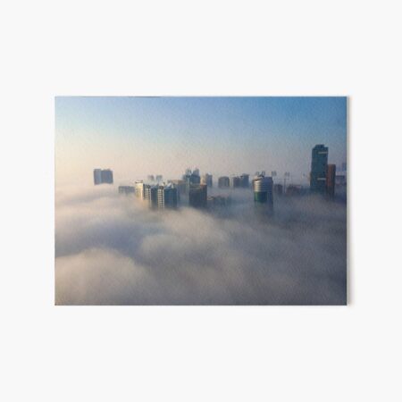 Artikel-Vorschau von Dubai Skyline in Wolken, designt und verkauft von felinefeelings.