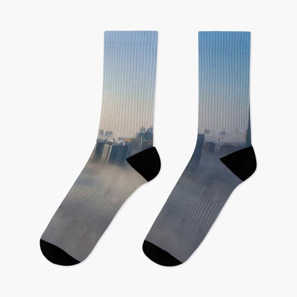 Item preview, Dubai skyline in clouds designed and sold by felinefeelings.