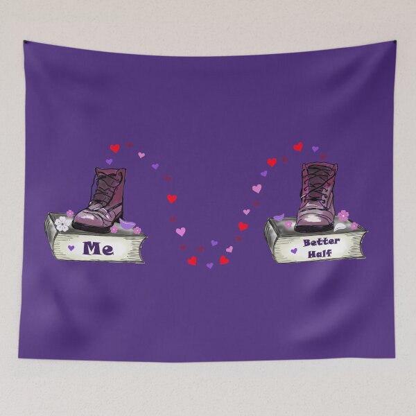 Item preview, Loving Pair, Book Lovers, Romance Lovers, Distance Relationship designed and sold by KatjaRedbubble.