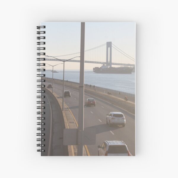 Verrazzano-Narrows Bridge: Suspension Bridge Spiral Notebook