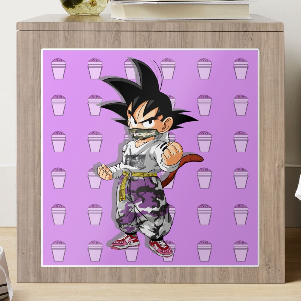 Kid Goku Purple Drip Art Print for Sale by Jacob Reinhart