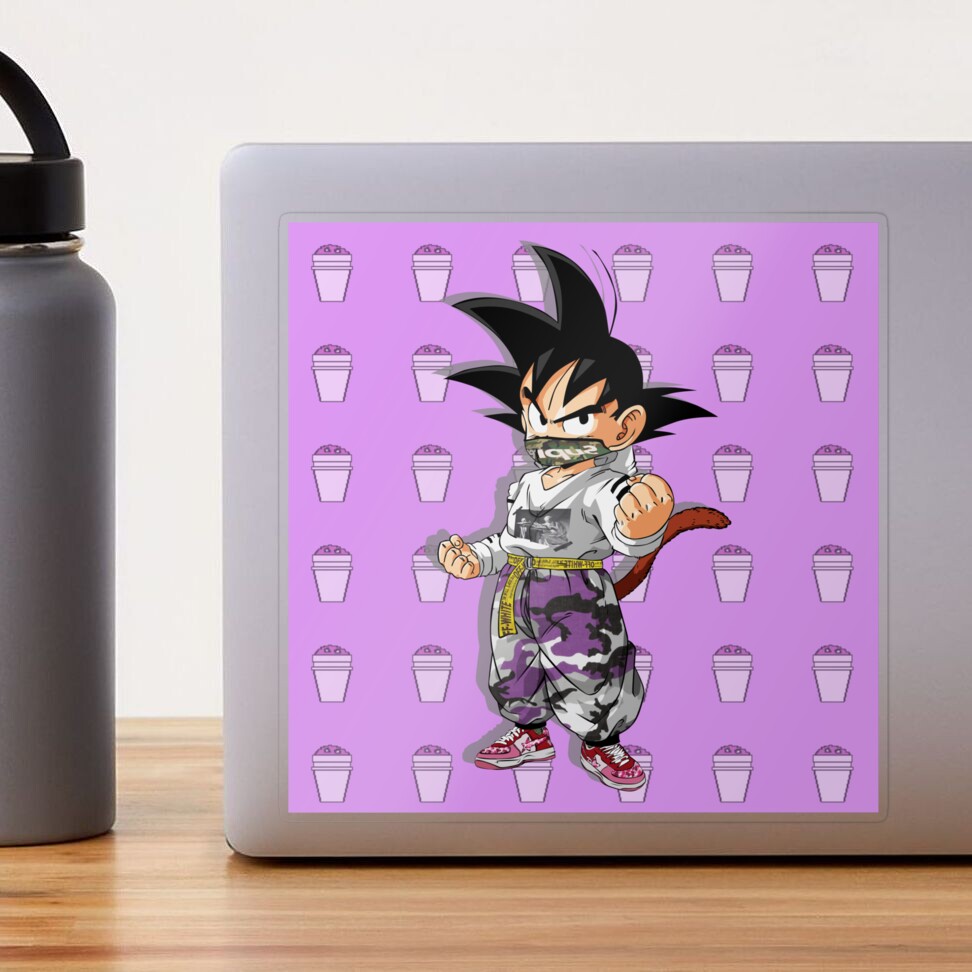 Kid Goku Purple Drip Art Print for Sale by Jacob Reinhart