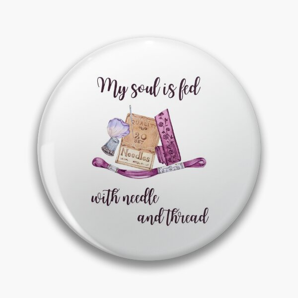 Item preview, My soul is fed with needle and thread designed and sold by Briarfield.