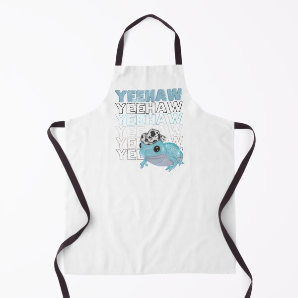 Item preview, Yeehaw Blue Frog Wearing Cowboy Hat designed and sold by RoserinArt.