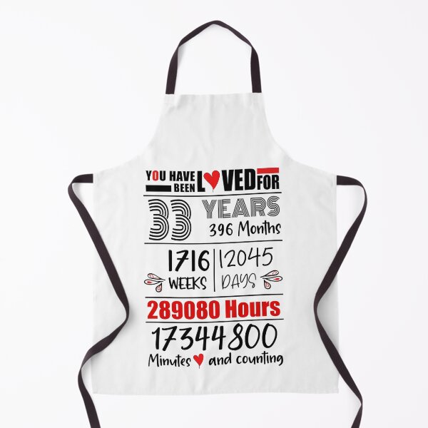 Item preview, You Have Been Loved For 33 Years designed and sold by Teezlay Prints.
