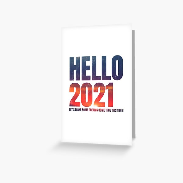 Item preview, Hello 2021 designed and sold by feether-store.