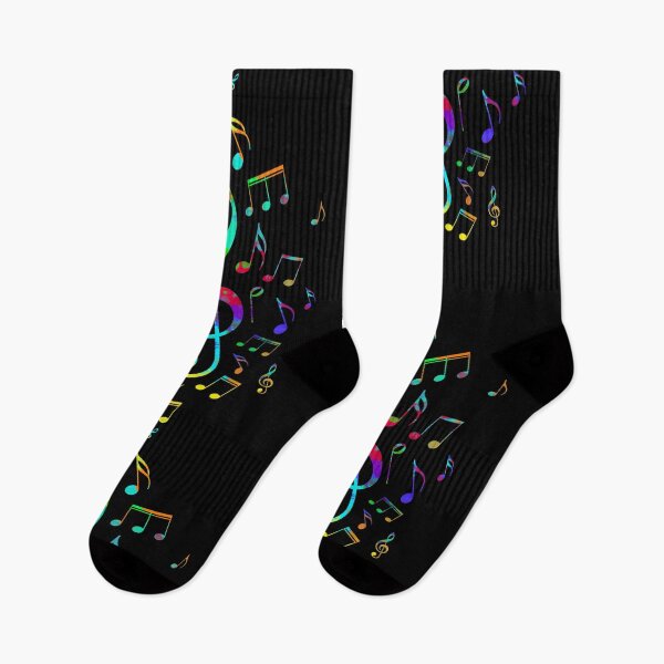 Item preview, Colorful music notes designed and sold by MisterMacadamia.
