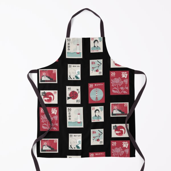 Item preview, Beautiful Japanese Stamps Sticker Pack - Black Version designed and sold by yumiso.