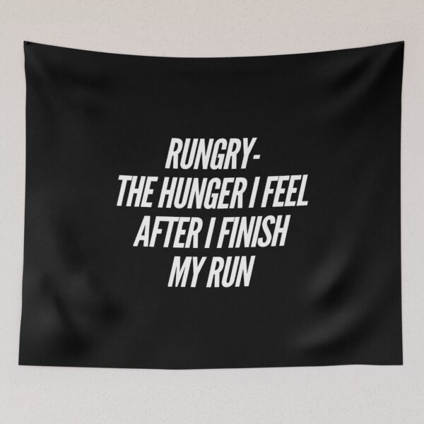 Item preview, Rungry The Hunger I Feel After Running designed and sold by RiseandShineTee.