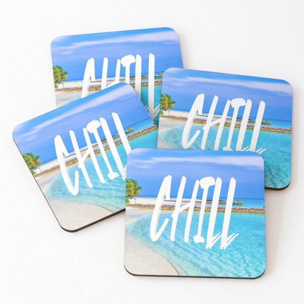 Item preview, Chill  Beach  Blue Water Palms Summer designed and sold by BritzShop.