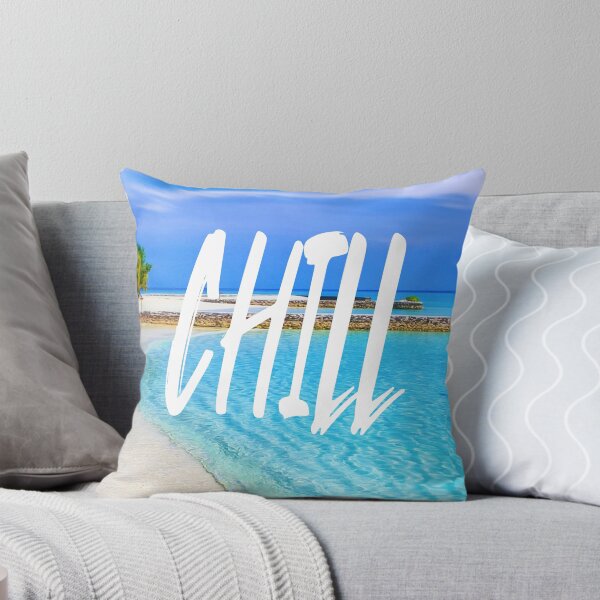 Item preview, Chill  Beach  Blue Water Palms Summer designed and sold by BritzShop.