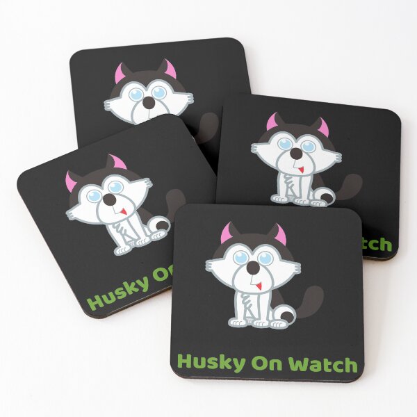 Item preview, Husky on Watch Cute Breed Husky designed and sold by wodra.