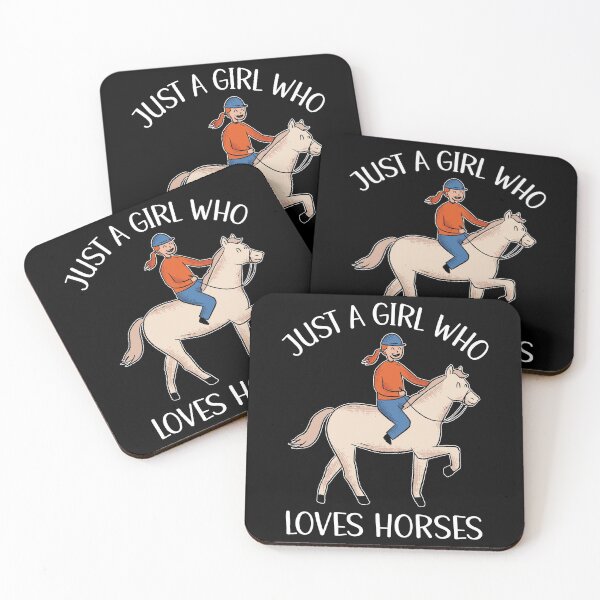 Item preview, Just A Girl Who Loves Horses designed and sold by OnepixArt.