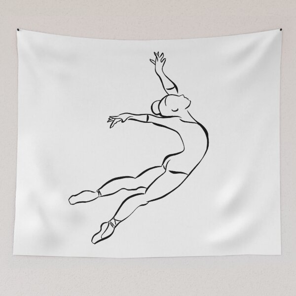 Item preview, Ballerina in Pen and Ink designed and sold by MamaODea.