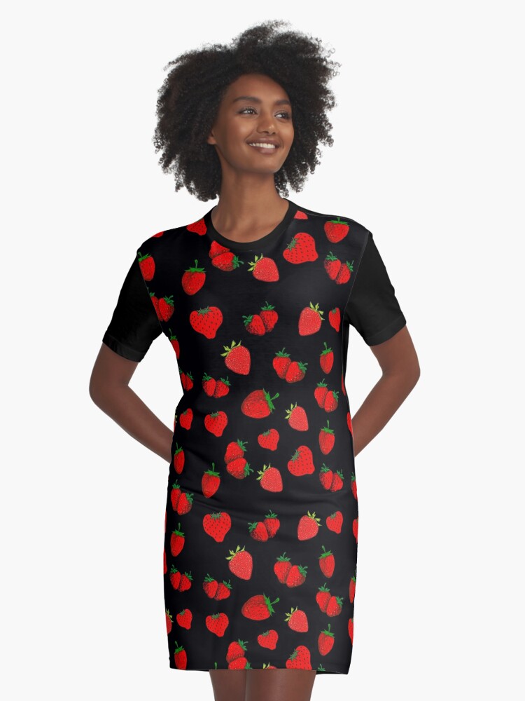 Plaid Red Strawberry Cottagecore Dress Cottagecore Fashion