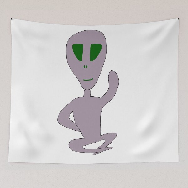 Aperçu de l'œuvre Alien agitant créée et vendue par EarthlingHelena.