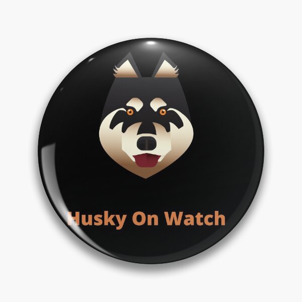 Artikelvorschau, Husky auf Wache. Husky-Haustier entworfen und verkauft von wodra.