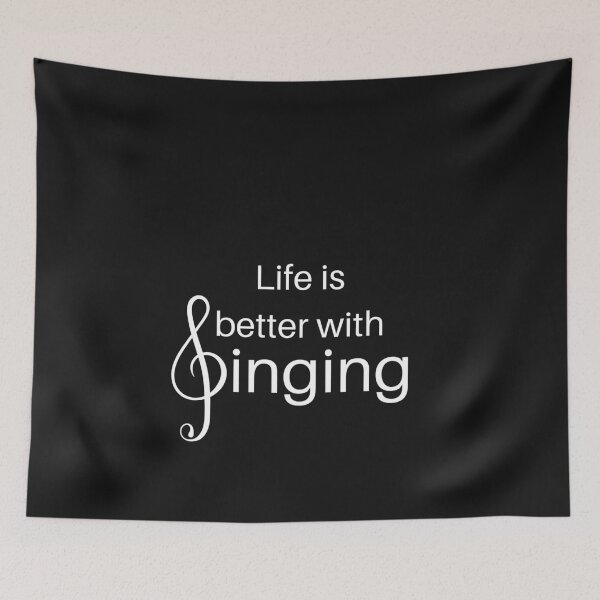 Item preview,  Life is better with singing designed and sold by Farprintod.