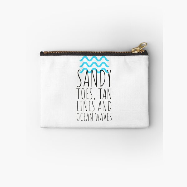 Item preview, "Sandy toes, tan lines and ocean waves." - waves - cool - sunny days designed and sold by Tropical Blood.